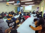 Estudiantes de quinto a octavo básico de Coronel participaron de la charla sobre responsabilidad penal adolescente   