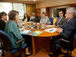 Los directivos de la Defensoría Penal Pública y de Unicef Chile acordaron apoyarse mutuamente en su trabajo en favor de los menores.
