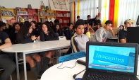 Alumnos de 7° y 8° básico de 14, 15, 16 y 17 años participaron en charla de la DRMN sobre la misión de la DPP , de la Ley RPA y del Proyecto Inocentes