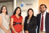 La mueva seremi de Justicia de Antofagasta se reunion con equipo de la Defensoria Regional 