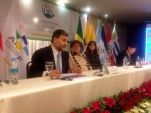 El Defensor Nacional encabezó esta mañana la inauguración del congreso de Aidef en Asunción, junto a Noyme Yore Ismael.