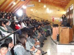 Unos cien alumnos y alumnas del Saint John School de La Serena conocieron cómo funciona la Ley de Responsabilidad Penal Adolescente.