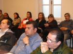 Gustava Aguilar y Paula García asistieron a la sesión del pleno del Consejo Regional, donde explicaron el valor del proyecto.