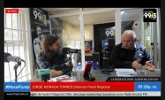 Jorge Moraga Torres, Defensor Regional, en radio Arcoiris FM de Coyhaique.