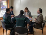 El equipo de Defensoría Regional se reunió con Gendarmería