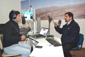 Cerca de 30 minutos duró la entrevista del Defensor Regional en radio Progreso de Combarbalá