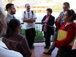 Defensores penales públicos en reunión con representantes de colonias peruanas y colombianas en Arica