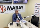 (Foto archivo) El defensor regional de Atacama, Raúl Palma Olivares en radio Maray.