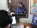 La Facilitadora Inés Flores, en la entrevista realizada por el programa "Buenos días Putre" de la radio Parinacota, dial 94.5fm