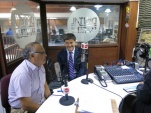 La entrevista fue emitida en vivo parala Radio Digital FM y publicada en el diario El Llanquihue. 