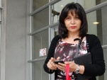 La defensora penal pública Scarlett Muñoz. 