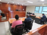 Tribunal de Tratamiento de Drogas y Alcohol de Arica liderada por la jueza presidenta del Juzgado de Garantía, magistrada Andrea Iligaray Llanos.