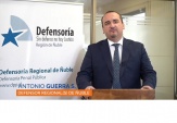 El Defensor Regional (S) Antonio Guerra en la cuenta pública de la DPP Ñuble gestión 2020