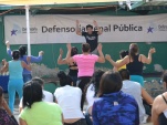 Dinamismo y alegría fue la tónica de la Jornada cumplida por el Día de la Mujer en el Penal de Iquique.