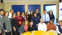 Los funcionarios de Antofagasta recibieron la visita del Padre Berrios s.j.