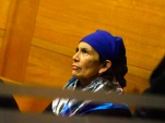 (Foto gentileza Emol.com) Tras conocerse el fallo, la vocera de la machi anunció el fin de la huelga de hambre de Francisca Linconao.