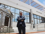 El defensor penitenciario, Álvaro Jimenez Magnan, en la Corte de Apelaciones de Arica donde se acogió recurso de amparo presentado por éste. 