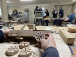 Un taller para trabajos en madera, como existe en otros módulos del penal, fue uno de los requerimientos de los internos