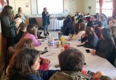 En la escuela Reyes de España, la profesional de la Defensoría Penal Pública de Ñuble realizó charla en defensa penal adolescente