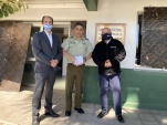 Defensor Regional y jefe de estudios recorrieron los principales cuarteles policiales de la capital regional del Maule