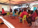 20 familiares y 15 jóvenes participaron de la charla de la defensora juvenil de Rancagua