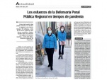 La nota publicada en diario La Región