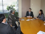 Los directivos de la Defensoría en Atacama sellaron un acuerdo de cooperación con los mapuche de la Asociación Millaray.