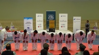 Los jóvenes del Nudo Uribe mostraron sus destrezas en el judo